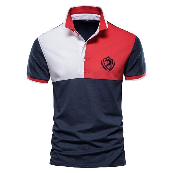 men's polos 2021 summer patchwork cotton shirt men casual business turn down collar mens short sleeve male tees clothing, White;black
men's polos 2021 summer patchwork cotton shirt men casual business turn down collar mens short sleeve male tees clothing, White;black