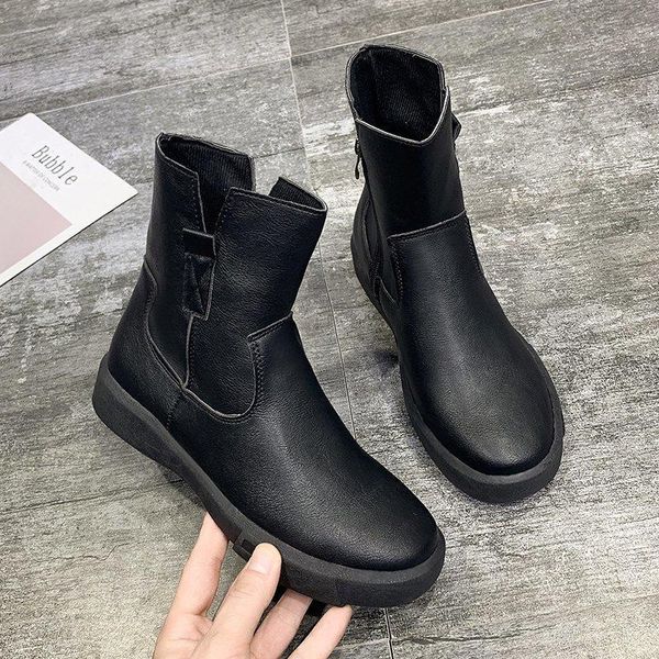 boots women's 2021 solid color plus size all-match platform casual student shoes, Black
boots women's 2021 solid color plus size all-match platform casual student shoes, Black