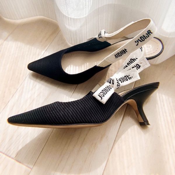 new summer sandals women's middle heel cat high pointed thin flat letter single shoe, Black
new summer sandals women's middle heel cat high pointed thin flat letter single shoe, Black