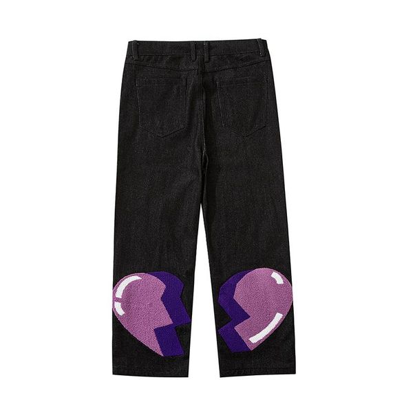 men's jeans love pattern letter embrodiery for men and women ripped straight oversize casual denim trousers hip hop loose jean pants, Blue
men's jeans love pattern letter embrodiery for men and women ripped straight oversize casual denim trousers hip hop loose jean pants, Blue