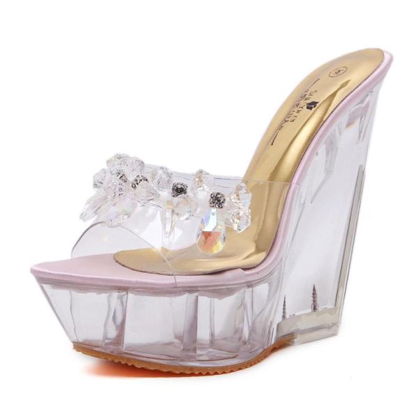 women's shoes pu wedges heel transparent platform sandals high heels party shoes us size 4-8 no.126-55, Black
women's shoes pu wedges heel transparent platform sandals high heels party shoes us size 4-8 no.126-55, Black