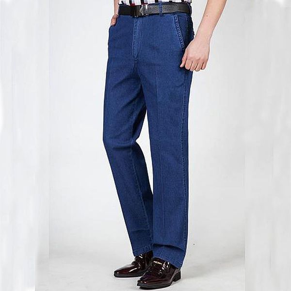 men's pants men jeans 2021 summer thin high waist loose stretch business casual denim trousers streetwear clothes, Black
men's pants men jeans 2021 summer thin high waist loose stretch business casual denim trousers streetwear clothes, Black