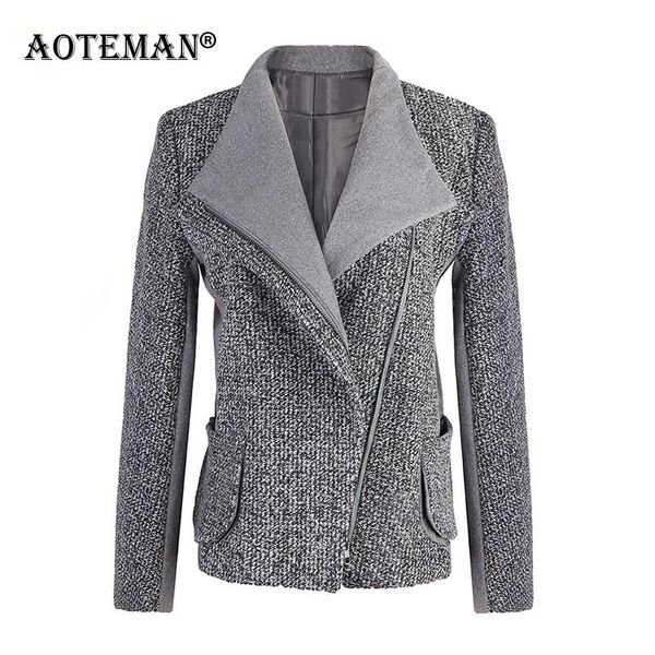 women's jackets autumn winter solid color lady's coat windproof warm fashion female's casual thickening spring woolen, Black;brown
women's jackets autumn winter solid color lady's coat windproof warm fashion female's casual thickening spring woolen, Black;brown