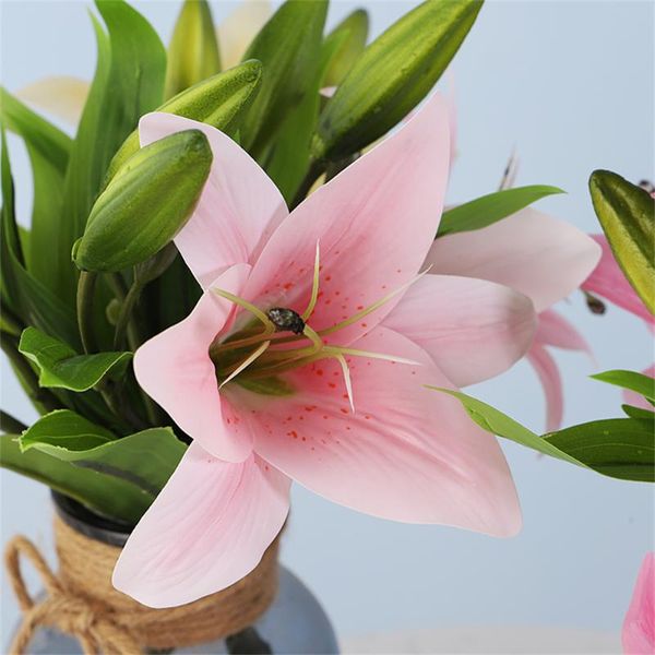 decorative flowers & wreaths 1pc artificial flower lily for wedding home outdoor party valentine's day christmas diy autumn decoration
decorative flowers & wreaths 1pc artificial flower lily for wedding home outdoor party valentine's day christmas diy autumn decoration