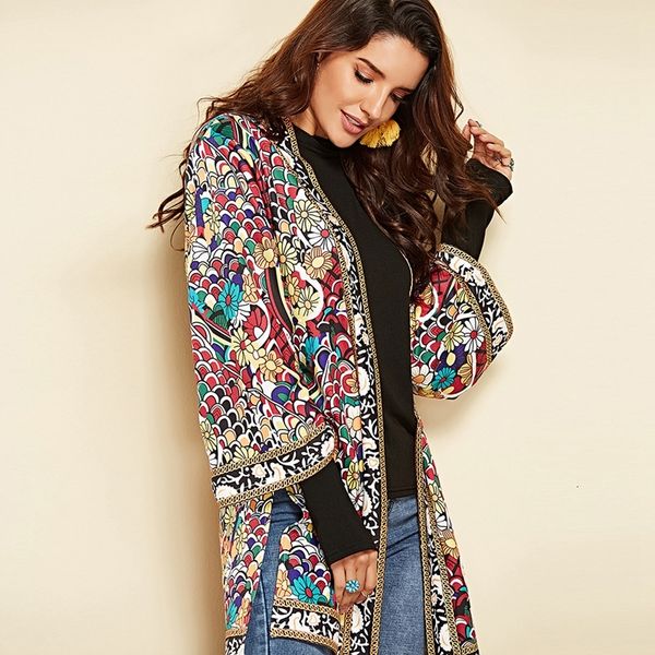 2021 fashion sleeve floral print split beach boho loose long cardigan autumn new women's coat bikini cover up 23eh, White;black
2021 fashion sleeve floral print split beach boho loose long cardigan autumn new women's coat bikini cover up 23eh, White;black