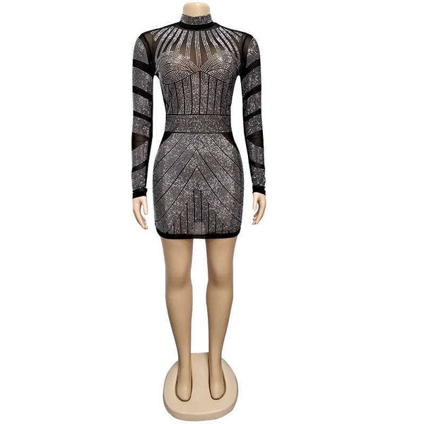 women new style night club fashionable set auger round collar european and american wind dresses, Black;gray
women new style night club fashionable set auger round collar european and american wind dresses, Black;gray