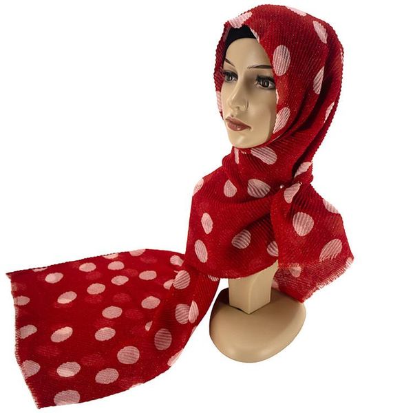 scarves 2021 women long scarf muslim hijab headband dot printed pashmina wrap 6 color for choose, Blue;gray
scarves 2021 women long scarf muslim hijab headband dot printed pashmina wrap 6 color for choose, Blue;gray