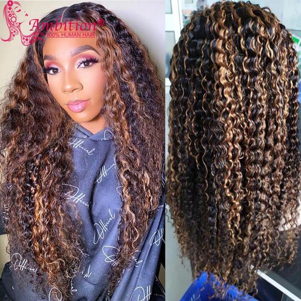 lace wigs 200% full density highlight curly human hair front pre plucked bleached knots, Black;brown
lace wigs 200% full density highlight curly human hair front pre plucked bleached knots, Black;brown