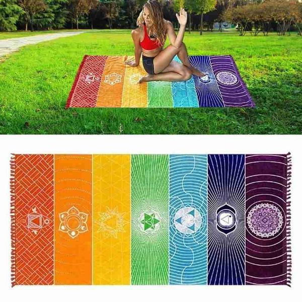 blankets 1pcs tassels single rainbow chakra tapestry towel mandala boho stripes travel yoga mat polyester beach blanket
blankets 1pcs tassels single rainbow chakra tapestry towel mandala boho stripes travel yoga mat polyester beach blanket