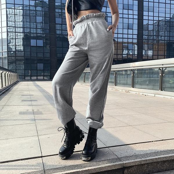 women's pants & capris jiezuofang spring autumn 2021 straight high waist gray ruffles trackpants sweatpants joggers harajuku streetwear, Black;white
women's pants & capris jiezuofang spring autumn 2021 straight high waist gray ruffles trackpants sweatpants joggers harajuku streetwear, Black;white