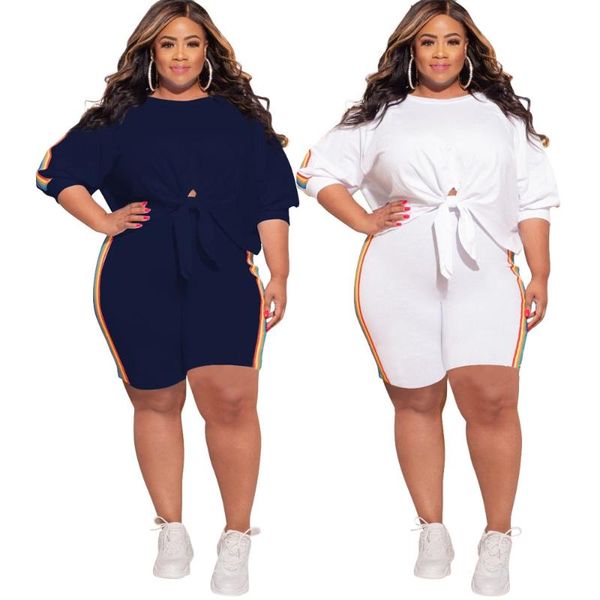women's tracksuits rstylish summer tracksuit women clothing half sleeve side ribbon patchwork lace up crop shorts two piece set, Gray
women's tracksuits rstylish summer tracksuit women clothing half sleeve side ribbon patchwork lace up crop shorts two piece set, Gray