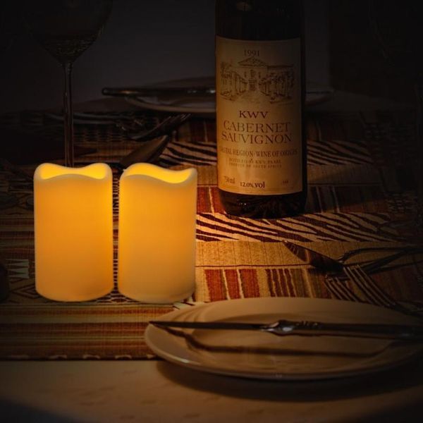 2pcs flickering flameless resin pillar led candle lights with 6 hour timer led candles valentine's day party de qylbaq
2pcs flickering flameless resin pillar led candle lights with 6 hour timer led candles valentine's day party de qylbaq