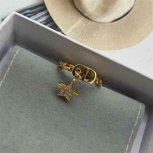 70% off outlet online high version letter temperament female family fashion niche design five pointed star pendant ring, Silver
70% off outlet online high version letter temperament female family fashion niche design five pointed star pendant ring, Silver