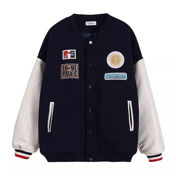 men's hoodies & sweatshirts jaqueta de beisebol solta harajuku, casais, bordados, letras, unissex, tamanho gran, para streetwear e hip, Black
men's hoodies & sweatshirts jaqueta de beisebol solta harajuku, casais, bordados, letras, unissex, tamanho gran, para streetwear e hip, Black