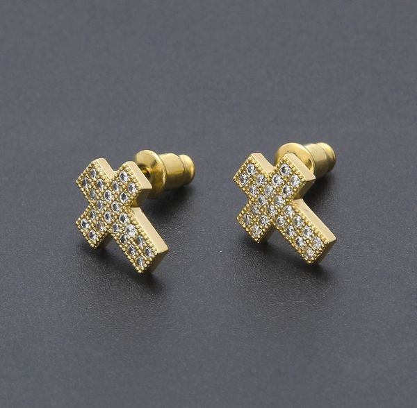 mens hip hop stud earrings jewelry fashion gold silver zircon cross earring for men, Golden;silver
mens hip hop stud earrings jewelry fashion gold silver zircon cross earring for men, Golden;silver