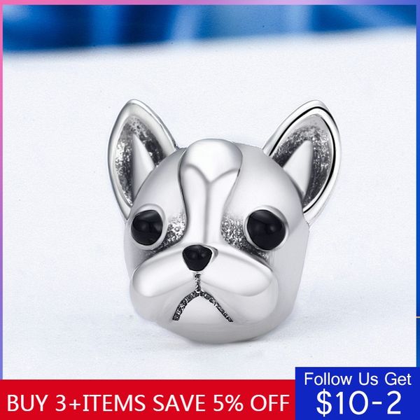 pandach 100% real 925silver dog head charms fit original 3mm bracelet beads diy jewelry for women cmc315, Bronze;silver
pandach 100% real 925silver dog head charms fit original 3mm bracelet beads diy jewelry for women cmc315, Bronze;silver