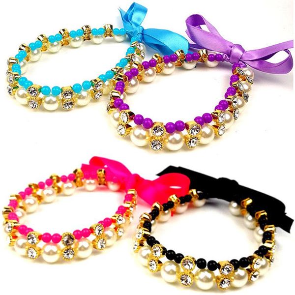 dog collars & leashes 2021 pet collar puppy cat pearl necklace 5 colors accessories jewelry for cats
dog collars & leashes 2021 pet collar puppy cat pearl necklace 5 colors accessories jewelry for cats