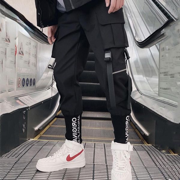 men's pants streetwear cargo hip hop casual multi pockets harem male joggers trousers fashion harajuku for men, Black
men's pants streetwear cargo hip hop casual multi pockets harem male joggers trousers fashion harajuku for men, Black