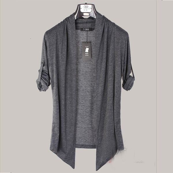 avant-garde 3 colors edge designer shawl collar black gray long sleeve jacket cardigan mens cape thin sweater trench lmsm, Tan;black
avant-garde 3 colors edge designer shawl collar black gray long sleeve jacket cardigan mens cape thin sweater trench lmsm, Tan;black