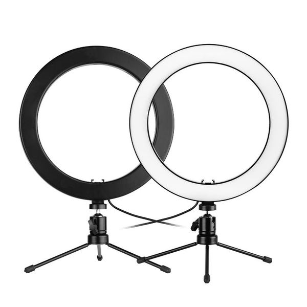 10inch led selfie ring light pgraphy fill-in lamp 3 lighting modes dimmable usb powered with mini desktripod video
10inch led selfie ring light pgraphy fill-in lamp 3 lighting modes dimmable usb powered with mini desktripod video