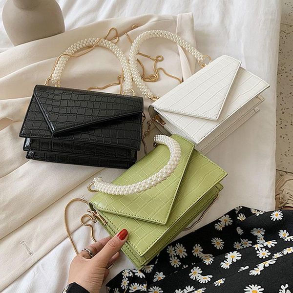 evening bags pearl chain design small women's pu leather handle handbags crossbody fashion solid color clutch purses
evening bags pearl chain design small women's pu leather handle handbags crossbody fashion solid color clutch purses