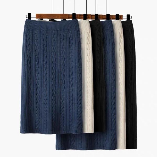 twist wool knitted skirts womens autumn winter 2021 new high waisted thin cashmere midi long split bag warm skirt female tide, Black
twist wool knitted skirts womens autumn winter 2021 new high waisted thin cashmere midi long split bag warm skirt female tide, Black