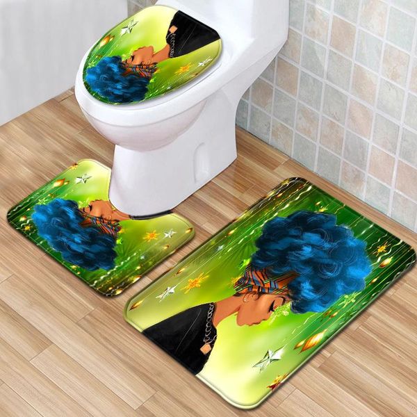 bath mats african women's bathroom mat three-piece carpet toilet set door non-slip spot
bath mats african women's bathroom mat three-piece carpet toilet set door non-slip spot