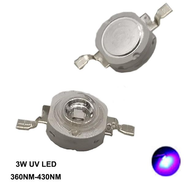 light beads 10pcs-100pcs 3w uv high power led ultra violet purple chip 360nm 365nm 370nm 380nm 390nm 395nm 400nm 405nm 430nm
light beads 10pcs-100pcs 3w uv high power led ultra violet purple chip 360nm 365nm 370nm 380nm 390nm 395nm 400nm 405nm 430nm