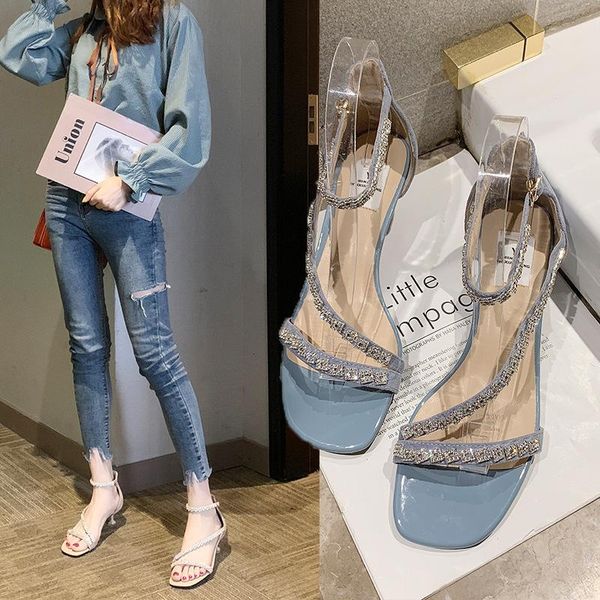 dress shoes women cute shiny rhinestones sandals 2021 5cm short heels for party ladies summer female woman, Black
dress shoes women cute shiny rhinestones sandals 2021 5cm short heels for party ladies summer female woman, Black