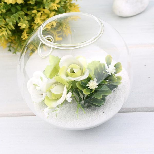 vases 1pc borosilicate glass hanging flower planter vase terrarium container home garden ball decor 
vases 1pc borosilicate glass hanging flower planter vase terrarium container home garden ball decor