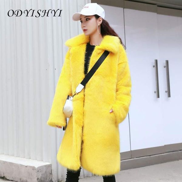 women's fur & faux 2021 korean coat women parkas winter thick warm outwear imitation jacket mid long overcoat female turn-down collar, Black
women's fur & faux 2021 korean coat women parkas winter thick warm outwear imitation jacket mid long overcoat female turn-down collar, Black