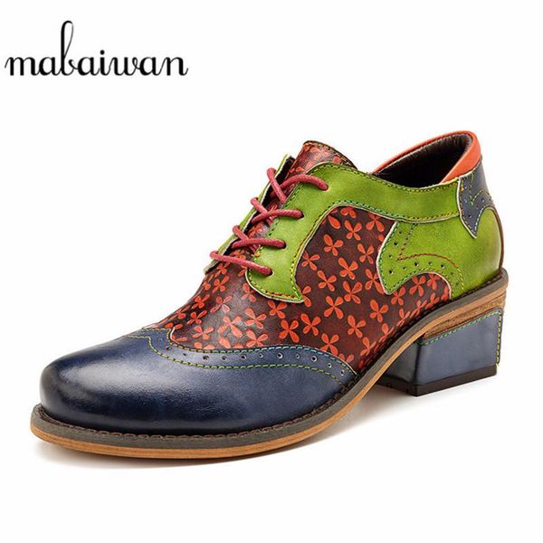 dress shoes mabaiwan fashion brogue women lady lace up party oxford genuine leather square heel casual sneakers size 36-42, Black
dress shoes mabaiwan fashion brogue women lady lace up party oxford genuine leather square heel casual sneakers size 36-42, Black