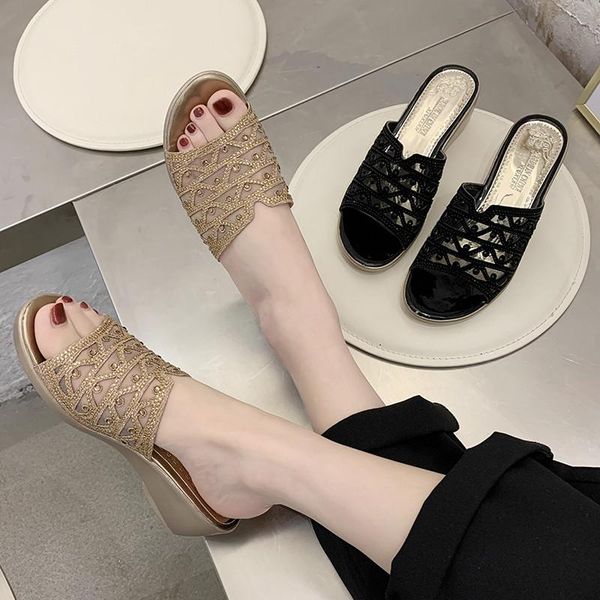slippers cootelili 2021 women shoe 5cm heel summer fashion diamond decoration non-slip basic casual slip on, Black
slippers cootelili 2021 women shoe 5cm heel summer fashion diamond decoration non-slip basic casual slip on, Black