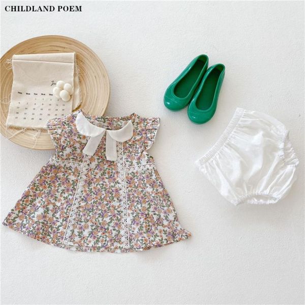 clothing sets baby girl clothes summer born floral dress + shorts 2pcs cotton infant outfit toddler set, White
clothing sets baby girl clothes summer born floral dress + shorts 2pcs cotton infant outfit toddler set, White