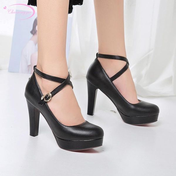 chinese style comfortable round toe pumps fashion cross belt buckle waterproof black white pink thick high heels women shoes
chinese style comfortable round toe pumps fashion cross belt buckle waterproof black white pink thick high heels women shoes