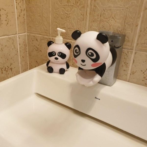 cartoon panda faucet saving silicone extension tool help children washing hand water tap extender
cartoon panda faucet saving silicone extension tool help children washing hand water tap extender
