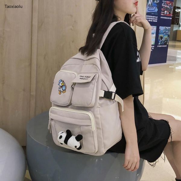backpack multi-pocket cartoon embroidery women waterproof nylon bookbag female school bag for teenage girls travel bags mochilas
backpack multi-pocket cartoon embroidery women waterproof nylon bookbag female school bag for teenage girls travel bags mochilas