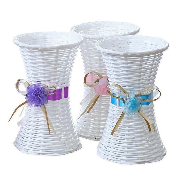 decorative flowers & wreaths artificial plastic rattan flower vase roses floral storage round basket home garden wedding party decoration
decorative flowers & wreaths artificial plastic rattan flower vase roses floral storage round basket home garden wedding party decoration
