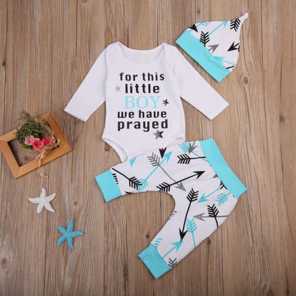 baby clothing baby boys letter printed romper + arrow pants infant hat newborn outfits kids clothes set 3pcs, White
baby clothing baby boys letter printed romper + arrow pants infant hat newborn outfits kids clothes set 3pcs, White