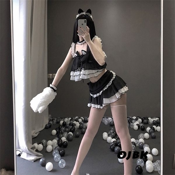 lolita cute cat girl maid uniform transparent lingerie schoolgirl womens devil cosplay costumes anime underwear outfit, Black;white
lolita cute cat girl maid uniform transparent lingerie schoolgirl womens devil cosplay costumes anime underwear outfit, Black;white