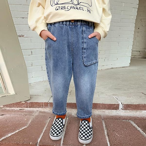 boys' jeans big pocket spring korean loose casual pants personality trouser 10-129, Blue
boys' jeans big pocket spring korean loose casual pants personality trouser 10-129, Blue