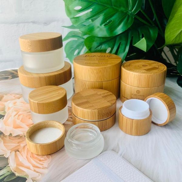 storage bottles & jars 30g 50g natural bamboo cosmetic packaging empty frosted glass cream jar pot cute makeup container
storage bottles & jars 30g 50g natural bamboo cosmetic packaging empty frosted glass cream jar pot cute makeup container