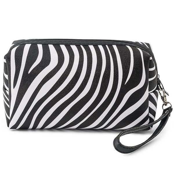 cosmetic bags & cases leopard stripe print waterproof makeup bag with wristlets wash toiletry zipper pouch beauty case travel organizer
cosmetic bags & cases leopard stripe print waterproof makeup bag with wristlets wash toiletry zipper pouch beauty case travel organizer