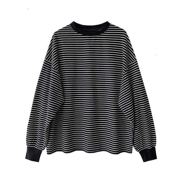 2021 spring o-neck black white striped shirts sleeve cotton t shirt women clothes slim fashion sp1o
2021 spring o-neck black white striped shirts sleeve cotton t shirt women clothes slim fashion sp1o