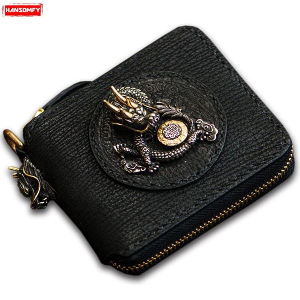 wallets handmade leather dragon wallet men and women sharkskin zipper male card holder black short retro casual, Red;black
wallets handmade leather dragon wallet men and women sharkskin zipper male card holder black short retro casual, Red;black