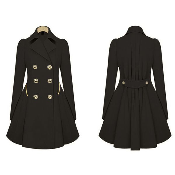 women jackets vintage female solid coats 2020 weakbreaker fashion spring autumn outwears women's double breasted jacket ll052 e3wr, Black;brown
women jackets vintage female solid coats 2020 weakbreaker fashion spring autumn outwears women's double breasted jacket ll052 e3wr, Black;brown