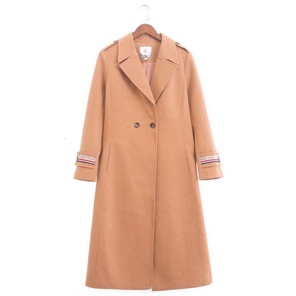 su y counter autumn british style cool suit collar medium length coat windbreaker w6452, Tan;black
su y counter autumn british style cool suit collar medium length coat windbreaker w6452, Tan;black