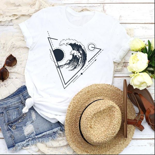 women graphic beach wave holiday tumblr printed lady 90s fashion tees print t shirt clothing female shirt womens t shirt, White
women graphic beach wave holiday tumblr printed lady 90s fashion tees print t shirt clothing female shirt womens t shirt, White