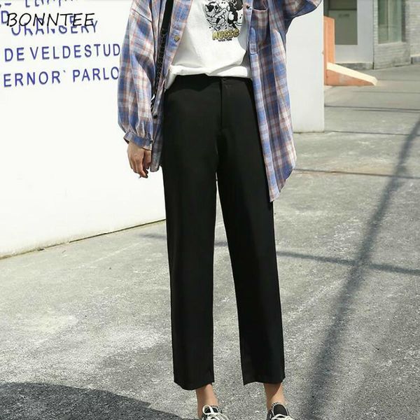 women's pants & capris casual women baggy straight ankle-length high-waist comfortable skin-friendly trousers female wide-leg all-match, Black;white
women's pants & capris casual women baggy straight ankle-length high-waist comfortable skin-friendly trousers female wide-leg all-match, Black;white