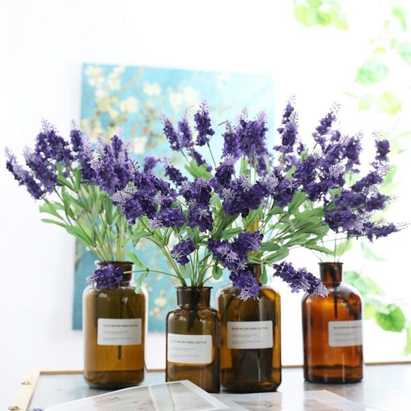 decorative flowers & wreaths 7 heads silk artificial lavender real touch wreath fake flower for wedding valentines day gift home decoration
decorative flowers & wreaths 7 heads silk artificial lavender real touch wreath fake flower for wedding valentines day gift home decoration